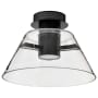 Nuvo Lighting Edmond 14" Wide Semi-flush Ceiling Fixture Matte Black