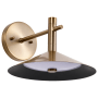 Nuvo Lighting Corrine 8" Tall Bathroom Sconce Burnished Brass