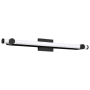 Nuvo Lighting Bowman 36" Wide Bath Bar Matte Black