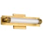 Nuvo Lighting Larissa 14" Wide LED Bath Bar Vintage Brass