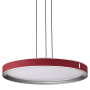 Nuvo Lighting Bandon 20" Wide Pendant Gray / Red