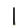 Nuvo Lighting Melrose 2" Wide Mini Pendant Matte Black / Brushed Brass