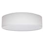 Nuvo Lighting 15" Wide LED Flush Mount Drum Ceiling Fixture White Fabric