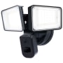Nuvo Lighting Double Light 9-13/16" Wide LED Outdoor Flood Light Black