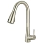Olympia Faucets i2 1.5 GPM Single Hole Kitchen Faucet Brushed Nickel