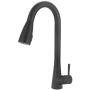 Olympia Faucets i2 1.5 GPM Single Hole Kitchen Faucet Matte Black