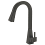 Olympia Faucets i3 1.5 GPM Single Hole Pre-Rinse Kitchen Faucet Matte Black