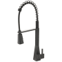 Olympia Faucets i3 1.5 GPM Single Hole Pre-Rinse Kitchen Faucet Matte Black