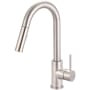 Olympia Faucets i2v 1.5 GPM Single Hole Kitchen Faucet Brushed Nickel