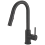 Olympia Faucets i2v 1.5 GPM Single Hole Kitchen Faucet Matte Black
