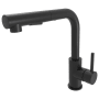 Olympia Faucets i2v 1.5 GPM Single Hole Kitchen Faucet Matte Black