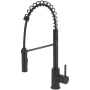 Olympia Faucets i2v 1.5 GPM Single Hole Pre-Rinse Kitchen Faucet Matte Black