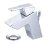 Olympia Faucets i3 1.2 GPM Single Hole Bathroom Faucet with Brass Pop-Up Drain Assembly Polished Chrome