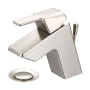 Olympia Faucets i3 1.2 GPM Single Hole Bathroom Faucet with Brass Pop-Up Drain Assembly Brushed Nickel