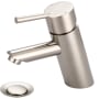 Olympia Faucets i2 1.2 GPM Single Hole Bathroom Faucet PVD Brushed Nickel