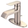 Olympia Faucets i4 1.2 GPM Centerset Bathroom Faucet PVD Brushed Nickel