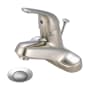 Olympia Faucets Elite 1.2 GPM Centerset Bathroom Faucet Brushed Nickel