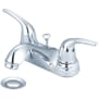 Olympia Faucets Accent 1.2 GPM Centerset Bathroom Faucet with Pop-Up Drain Assembly Polished Chrome