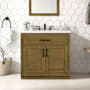 Ove Decors Bailey 36" Free Standing Single Basin Vanity Set with Cabinet and Quartz Vanity Top Almond Latte