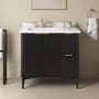 Ove Decors Gabi 36" Free Standing Single Basin Vanity Set with Cabinet and Engineered Stone Vanity Top Onyx Black