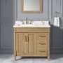 Ove Decors Salisbury 36" Free Standing Single Basin Vanity Set with Cabinet and Cultured Marble Vanity Top Natural Birch