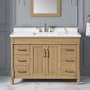 Ove Decors Salisbury 48" Free Standing Single Basin Vanity Set with Cabinet and Cultured Marble Vanity Top Natural Birch