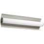 Oxygen Lighting Wave 23" Wide LED Bath Bar Satin Nickel