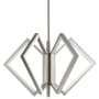 Oxygen Lighting Acadia 5 Light 30" Wide LED Chandelier Satin Nickel