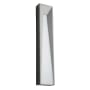 Oxygen Lighting Calypso 22" Tall 2 Light ADA Single Outdoor LED Wall Sconce with Polycarbonate Diffuser Grey