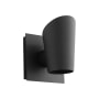 Oxygen Lighting Pilot 2 Light 6" Tall LED Outdoor Wall Sconce Black