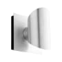 Oxygen Lighting Caliber 2 Light 6" Tall LED Outdoor Wall Sconce Brushed Aluminum