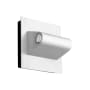 Oxygen Lighting Cadet 2 Light 5" Tall LED Outdoor Wall Sconce Brushed Aluminum