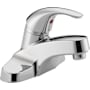 Peerless Core 1.0 Bathroom Faucet Centerset with Single Lever Handle with Push Pop Drain Assembly - Lifetime Limited Warranty Chrome