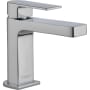 Peerless Xander 1 GPM Single Hole Bathroom Faucet with Metal Push Pop-Up Drain Assembly - Lifetime Limited Warranty Chrome