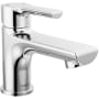 Peerless Flute 0.5 GPM Single Hole Bathroom Faucet with Pop-Up Drain Assembly Chrome