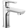 Peerless Flute 1 GPM Single Hole Bathroom Faucet with Pop-Up Drain Assembly Chrome