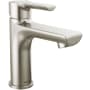 Peerless Flute 1 GPM Single Hole Bathroom Faucet with Pop-Up Drain Assembly Brushed Nickel