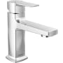 Peerless Ezra 1.0 GPM Single Hole Bathroom Faucet with Push Pop-Up Drain Assembly Chrome