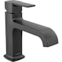 Peerless Ezra 1 GPM Single Hole Bathroom Faucet with Metal Push Pop-Up Drain Assembly Matte Black