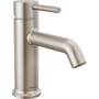 Peerless Precept 0.5 GPM Single Hole Bathroom Faucet with Push Pop-Up Drain Assembly Brushed Nickel