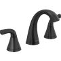 Peerless Parkwood 1 GPM Widespread Bathroom Faucet with Pop-Up Drain Assembly - Lifetime Limited Warranty Matte Black