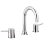 Peerless Precept Two Handle Widespread Bathroom Faucet with Pop-up Drain Assembly Chrome