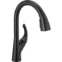 Peerless Parkwood 1.5 GPM Single Hole Pull Down Kitchen Faucet - Lifetime Limited Warranty Matte Black
