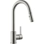 Peerless Precept 1.5 GPM Deck Mounted Pull Down Kitchen Faucet - Includes Escutcheon Stainless