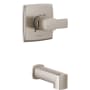 Peerless Ezra Tub Only Trim Package with Pressure Balanced Valve Trim - Less Rough In Brushed Nickel