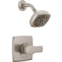 Peerless Ezra Shower Only Trim Package with 1.5 GPM Multi Function Shower Head - Less Rough In Brushed Nickel