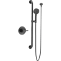 Peerless Precept Tub and Shower Trim Package with 1.5 GPM Multi Function Shower Head - Less Rough In Matte Black