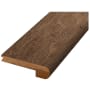 Performance Accessories 84" x 3" Engineered Hardwood Floating or Staple Down Stair Nose - Sold by Piece (7 LF/Piece) Espresso Maple