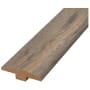 Performance Accessories 84" x 2" Engineered Hardwood Floating or Staple Down T-Molding - Sold by Piece (7 LF/Piece) Mink Oak