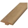 Performance Accessories 84" x 2" Engineered Hardwood Floating or Staple Down T-Molding - Sold by Piece (7 LF/Piece) Striped Oak